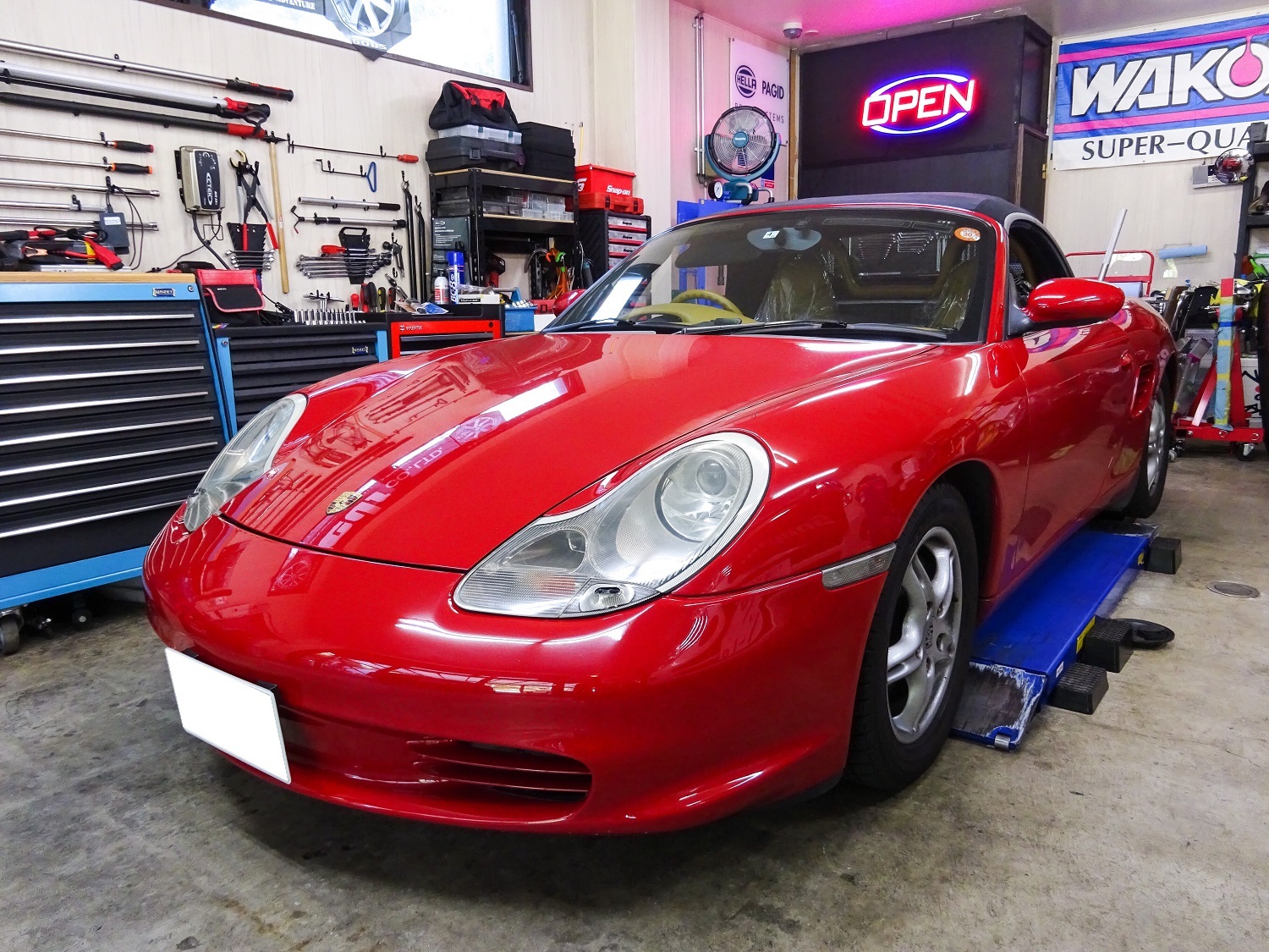 ポルシェ 986 Boxster メンテナンス(車検整備・ヘッドライトスイッチ 